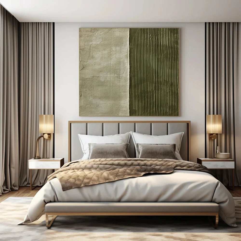 Neutrals Original Split Textured Oversized Canvas Artwork APCK9